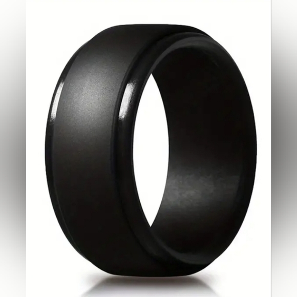 Men's Silicone Ring For Outdoor Sports Ring - Picture 1 of 5